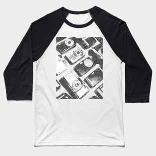 Vintage Cameras Baseball T-Shirt